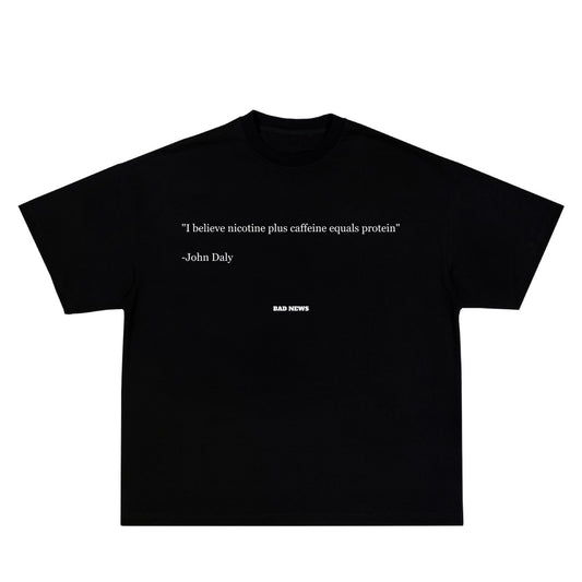 I believe nicotine plus caffeine equals protein.